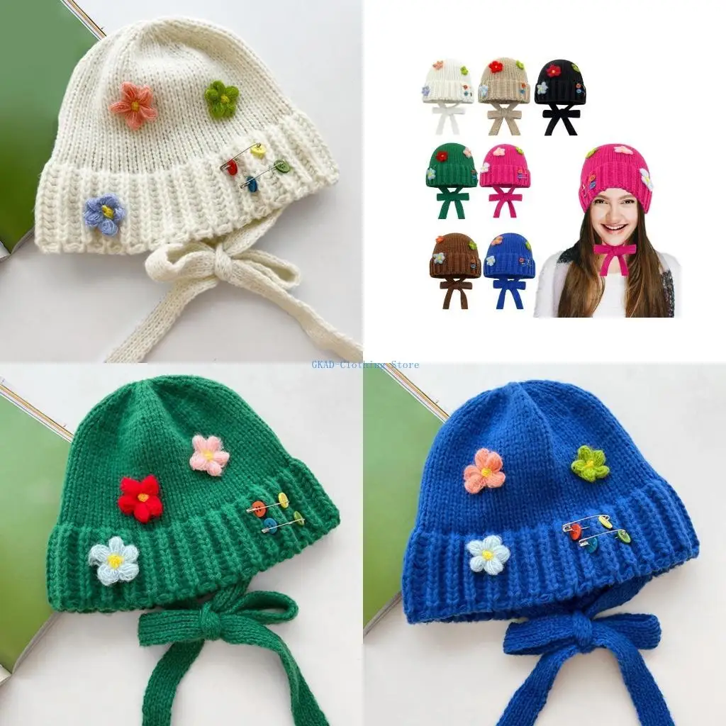 

N0pe Wind -Reseper Warm Hate Mearing Lovely Tueup Flower Hat для активного занятия на открытом воздухе