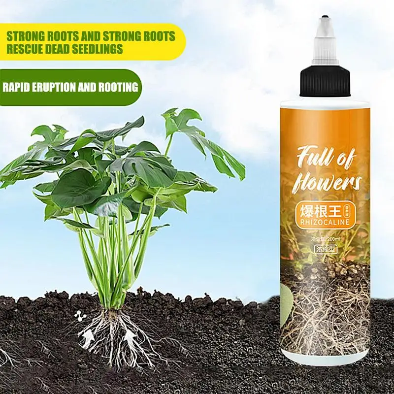 200ml Plant Growth Enhancer Root Enhancer Rooting Liquid Concentrated Plant Fertilizer Solution Rooting Enhancer Root Stimulator