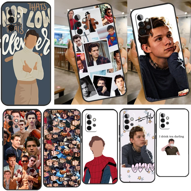 Tom Holland Soft Silicone Cover For Samsung A72 A52 A42 A32 A22 A12 A52S A21S A51 A71 A40 A50 A70 Case