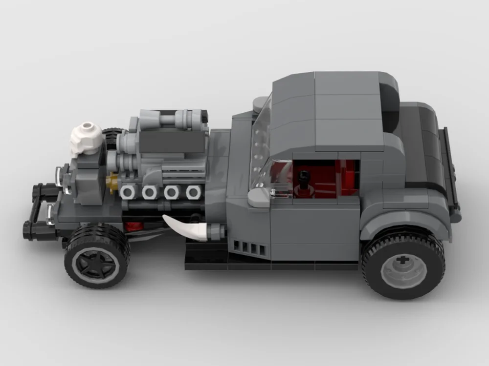 

Building Block Car Model 281 Parts City Speed Champion 1932 Coupe Classic Toy For Boys Christmas Birthday Gift