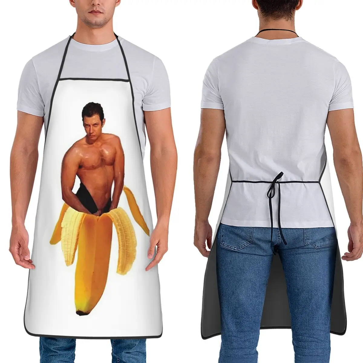 

Фартук банананы для шеф-повара, приготовления пищи, выпечки, нагрудник без рукавов, кухонный фартук для уборки для женщин и мужчин, садоводства