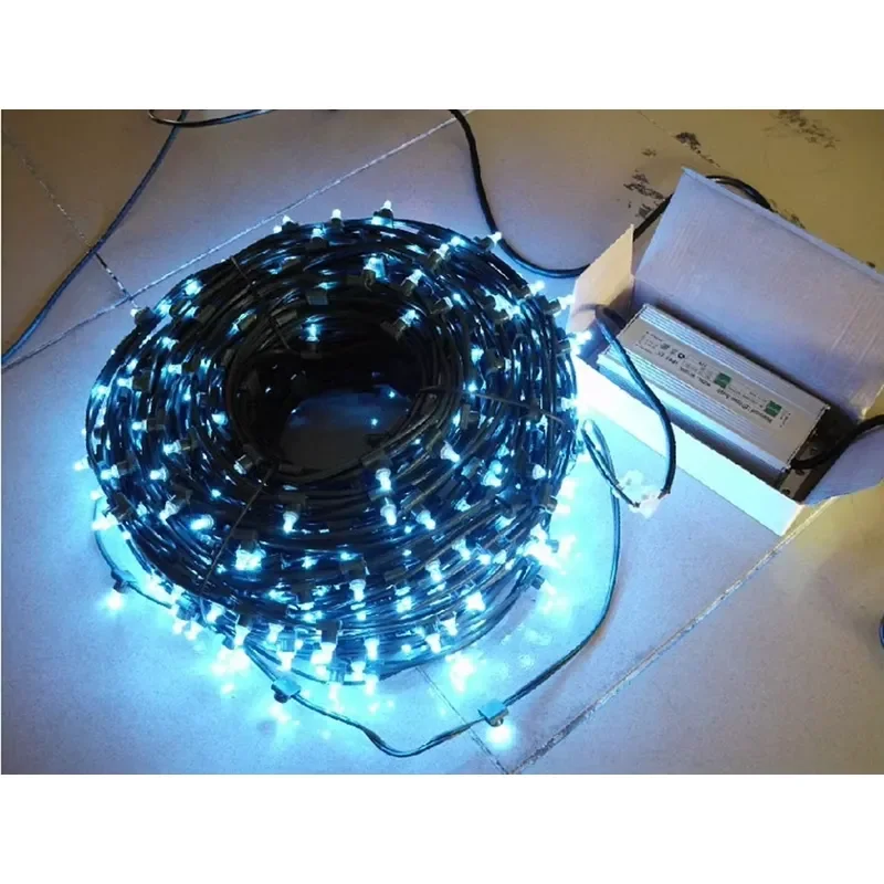 12V 333LED Strip Light IP65 Waterproof Flexible Ribbon Lamp 100M Roll Long Life Decoration for Wedding Party Holiday Tree
