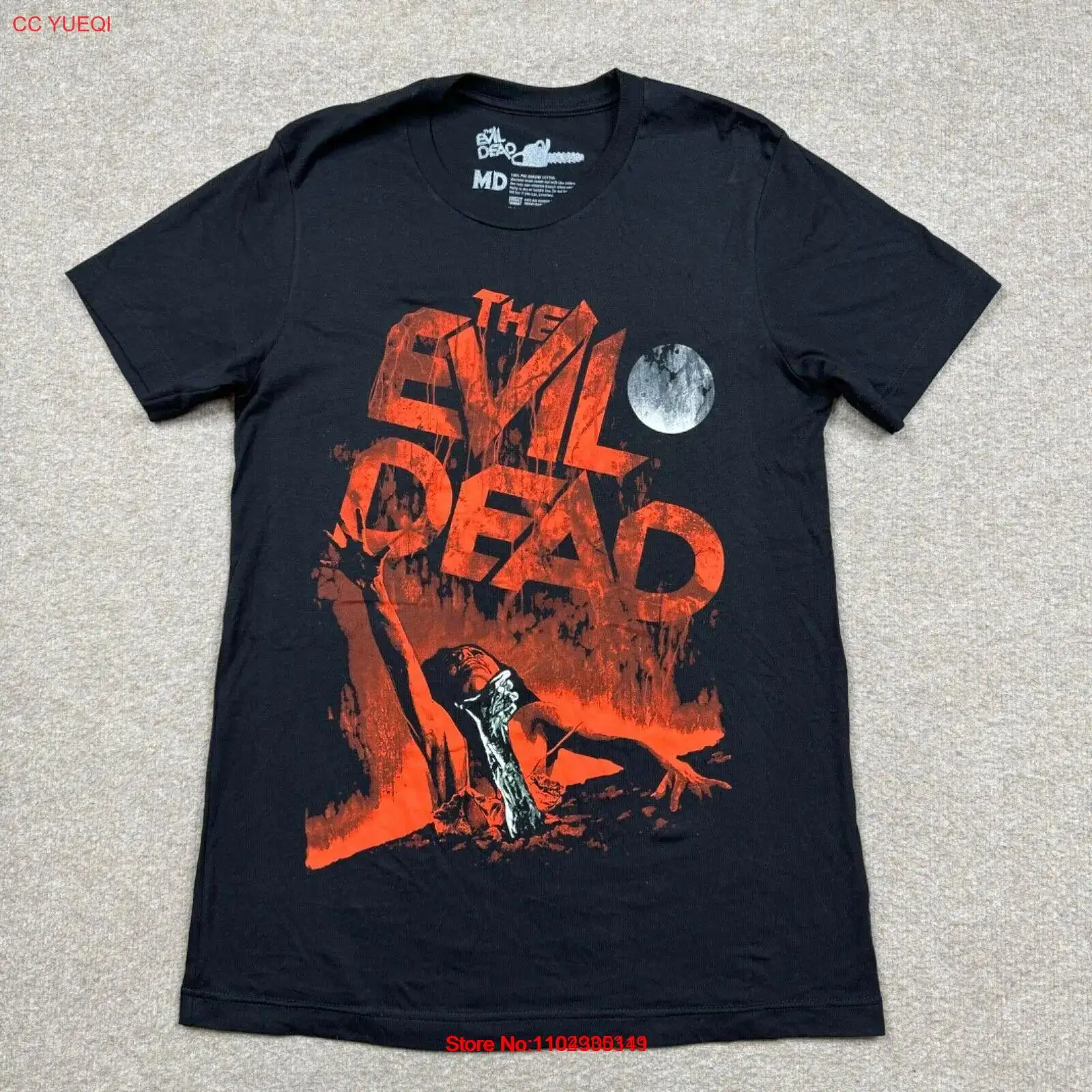 De Evil Dead Fright Rags T-shirt Heren Maat M Zwart Korror Tee met korte mouwen