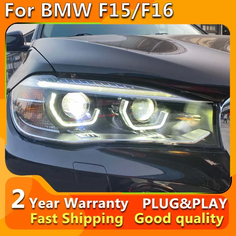 

Car Accessories for BMW X5 F15 X6 F16 LED Headlight 2013-2019 F85 LED Headlight LED DRL Turn Signal High Beam Projector Lens