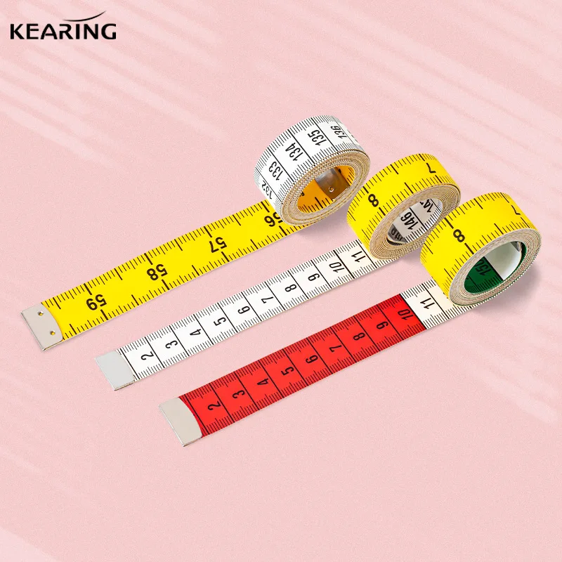 Kearing- Tape Measure  Double Scale Body Sewing Flexible Ruler for Weight Measurement Tailor Craft 150cm  60