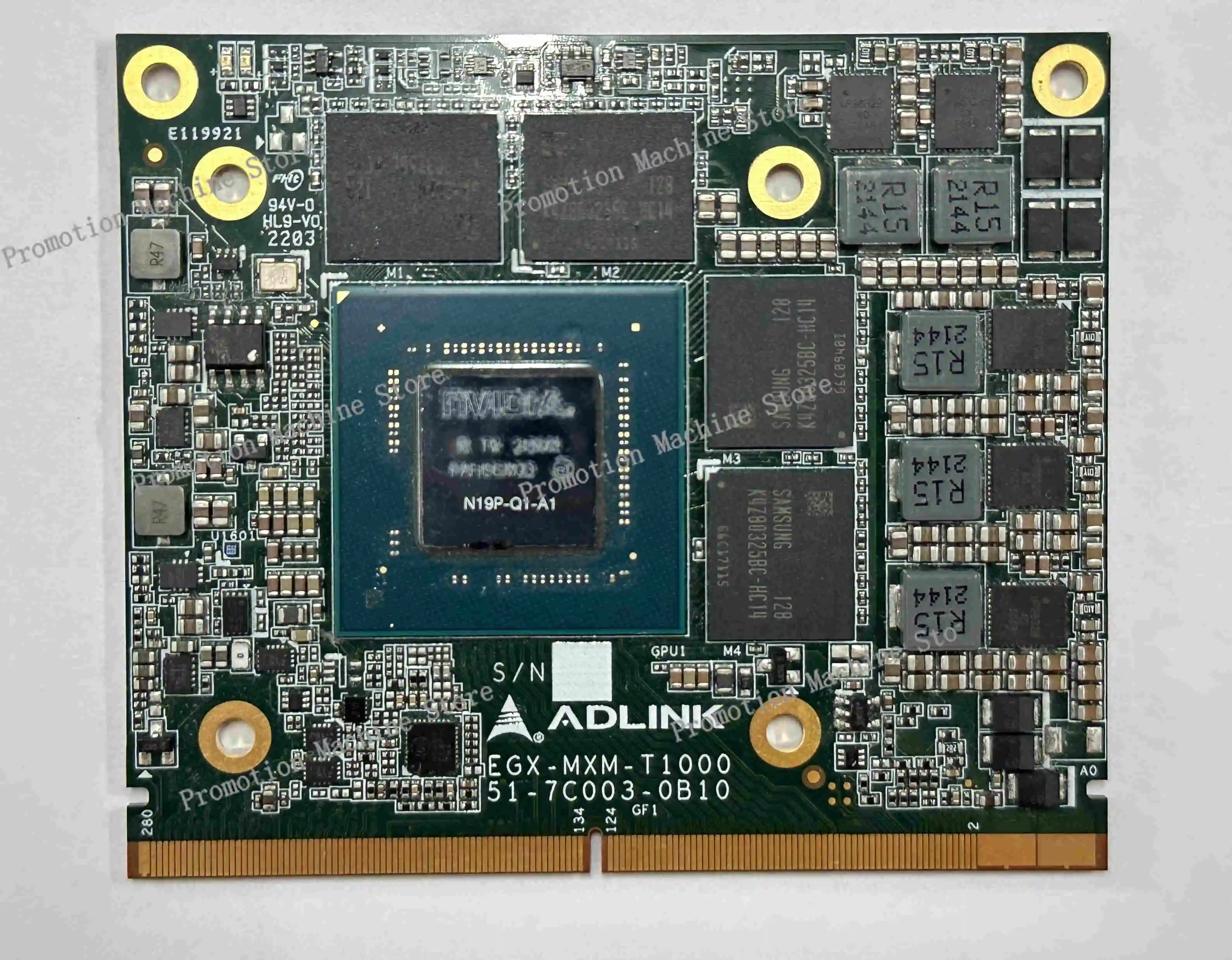 ل HP ديل M4800 7510 7520 Nvidia T1000 4GB GDDR5 N19P-Q1-A1 بطاقة رسومات الفيديو MXM 3.0 نوع A