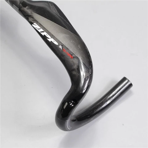 Guidão de bicicleta de estrada ZIPP em fibra de carbono, aerodinâmico, curvado 380/400/420/440-31.8mm, super leve, peças para ciclismo.