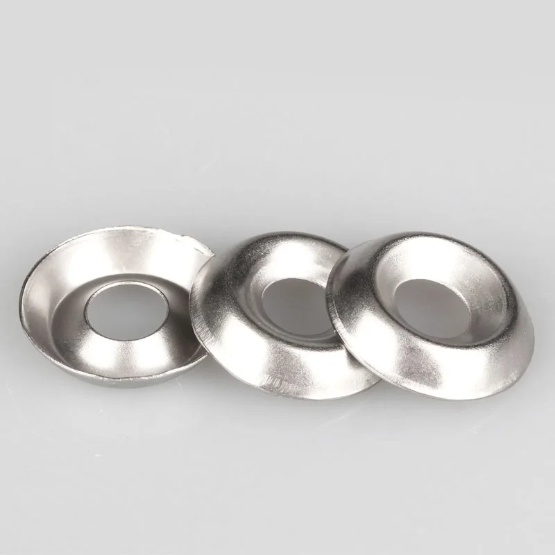 M3 M4 M5 M6 304 Stainless Steel Conical Washer Countersunk Concave-convex Washer Hollow Cone Decorative Washer