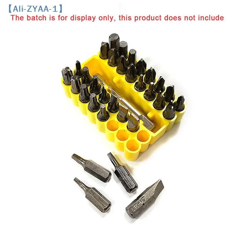 【ZYAA-1】1/2/5pcs Bit Holder 32 Holes Bit Hex Shank Organiser Screwdriver Bit Holder Drill  For 6.35MM Shank Storage Box