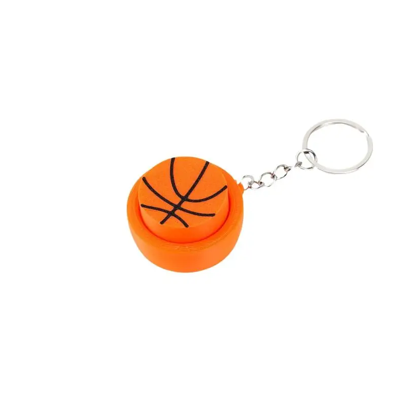 Mini Sports Ball Keychain 1Pcs 3D Printed Football Fidget Toy for Stress Relief Childrens Party Bag Fillers view 5