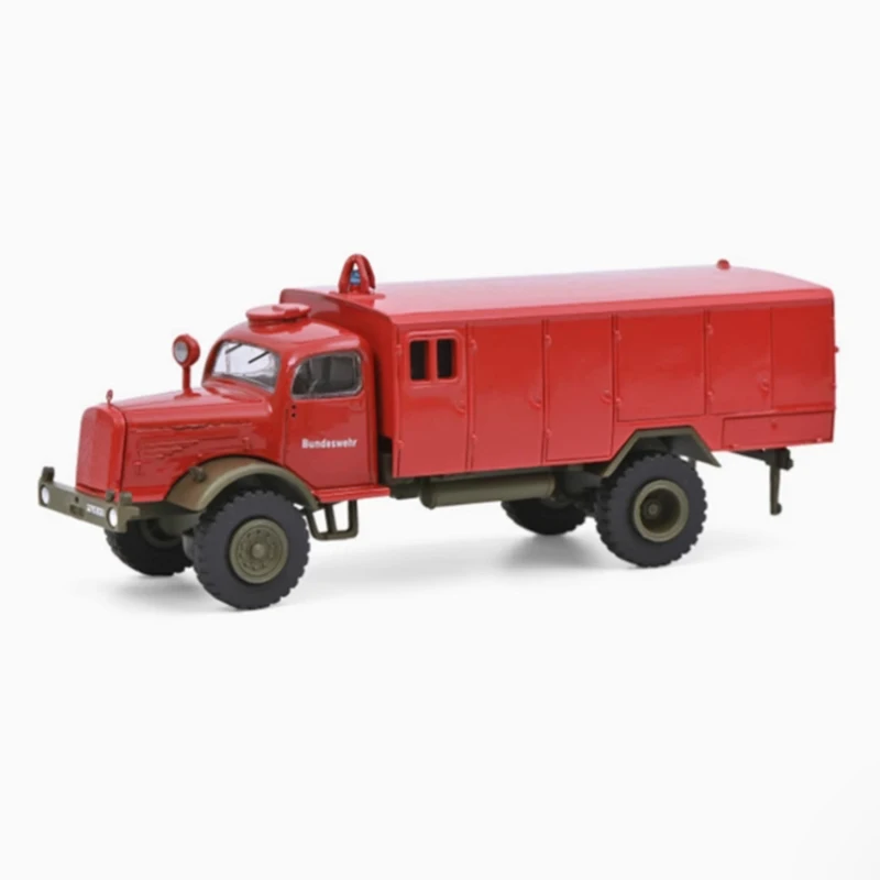 

Schuco масштаб 1:87 MB LG 315 TLF 2400, классическая модель автомобиля из сплава, статическая коллекция, украшенная праздничная игрушка, сувенирный подарок
