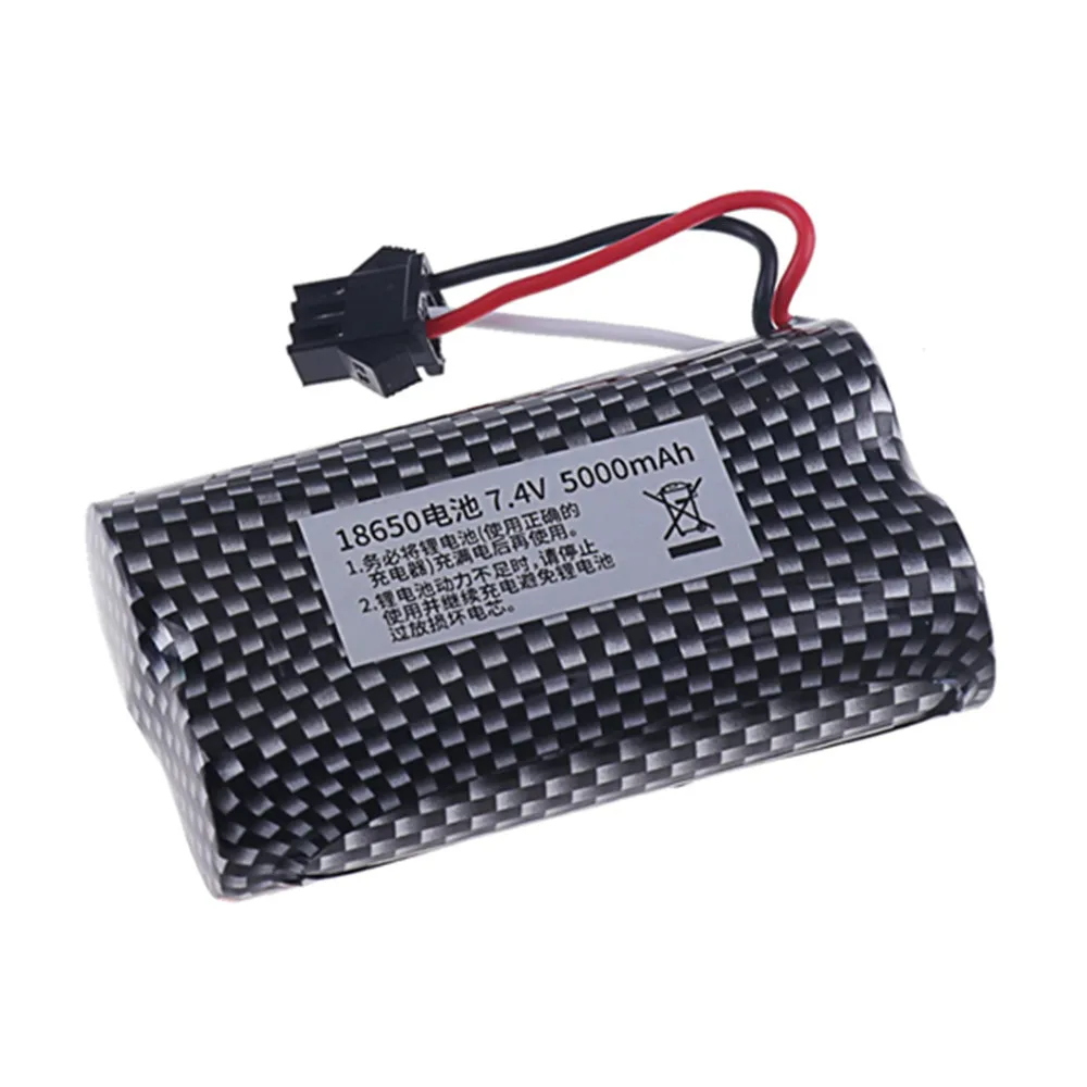 SM-3P Plug 7.4V 5000mAh Lipo Battery for Watch Gesture Sensing Twisted RC Stunt Car toys akcesoria 7.4v 2s 18650 Battery