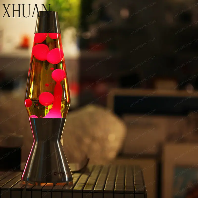 Glitter Lava Lamp Jellyfish Liquid Motion Night Lamp Creative Bedroom Desktop Decoration