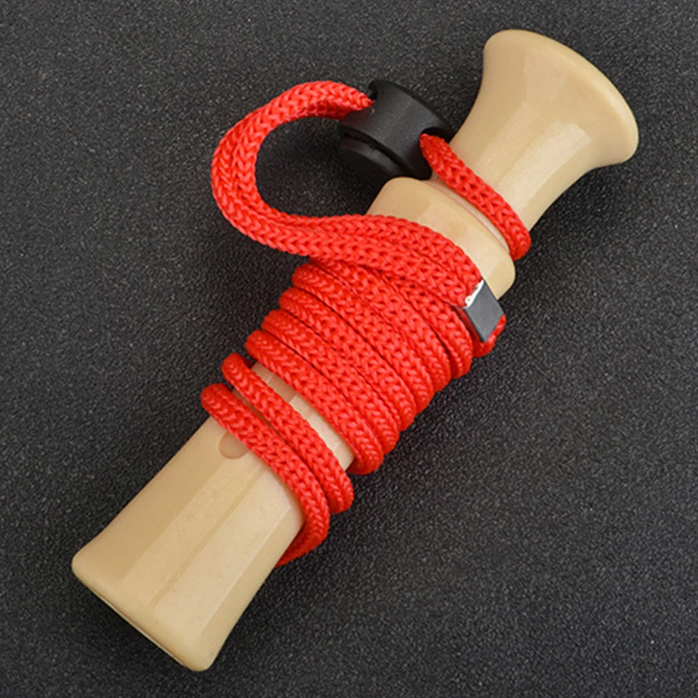 صفارة نداء البطة خفيفة الوزن مع صفارات صوت الدراج الحبل Mallard ملحقات الصيد معدات التخييم