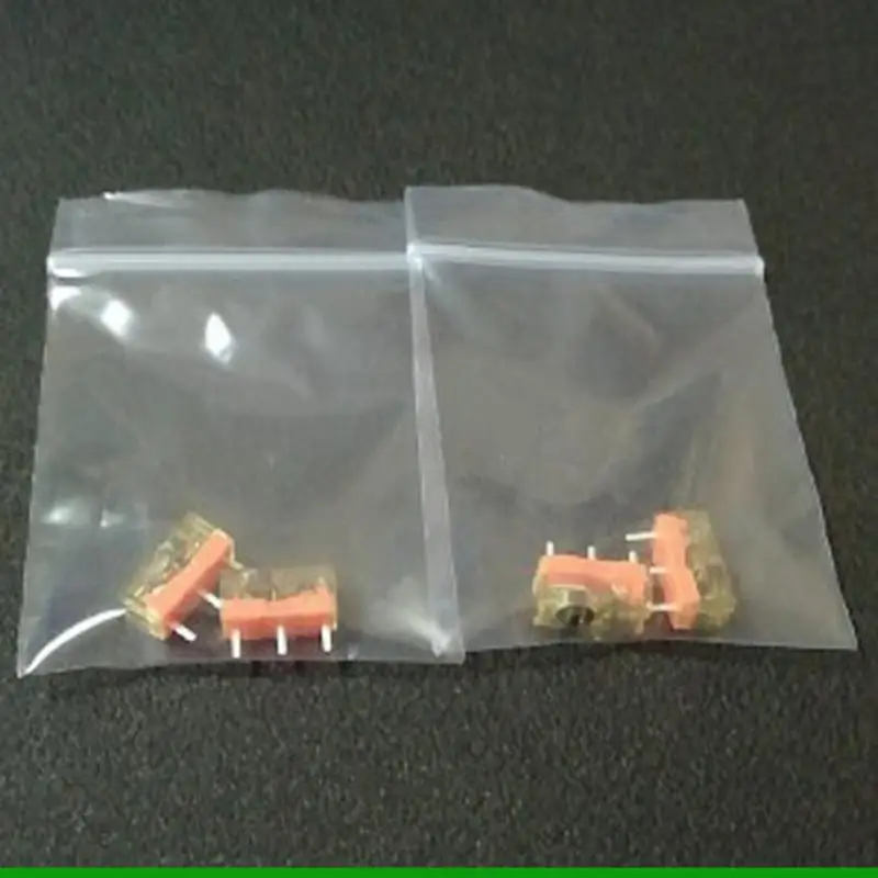 U55C 2Pcs TTC Dustproof Gold Mouse Micro Switch 3pin Gold Contactor 80m 80 Millions