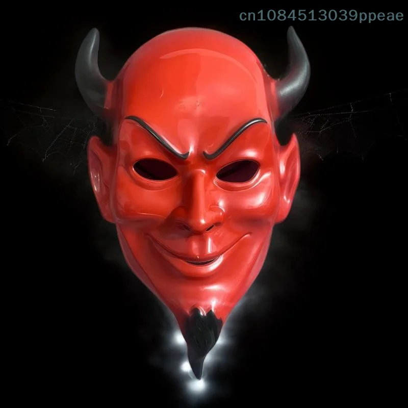 1 قطعة قناع الدراما اليابانية التقليدية البلاستيك Prajna قناع اليابانية الساموراي قناع الأحمر Tengu قناع حفلة تنكرية تأثيري الدعائم