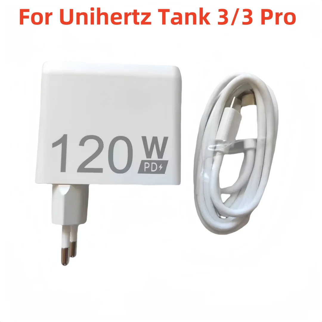 Original Travel Charger Set for 8849 Unihertz Tank 3/3 Pro: EU Plug Adaptor & Type-C Cable