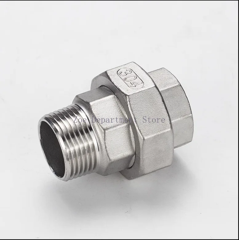 

1/4" -4" BSPT NPT Female To Male Union Connector Coupler 304 316 Stainless Steel Plumbing Fitting Adater 225 PSI