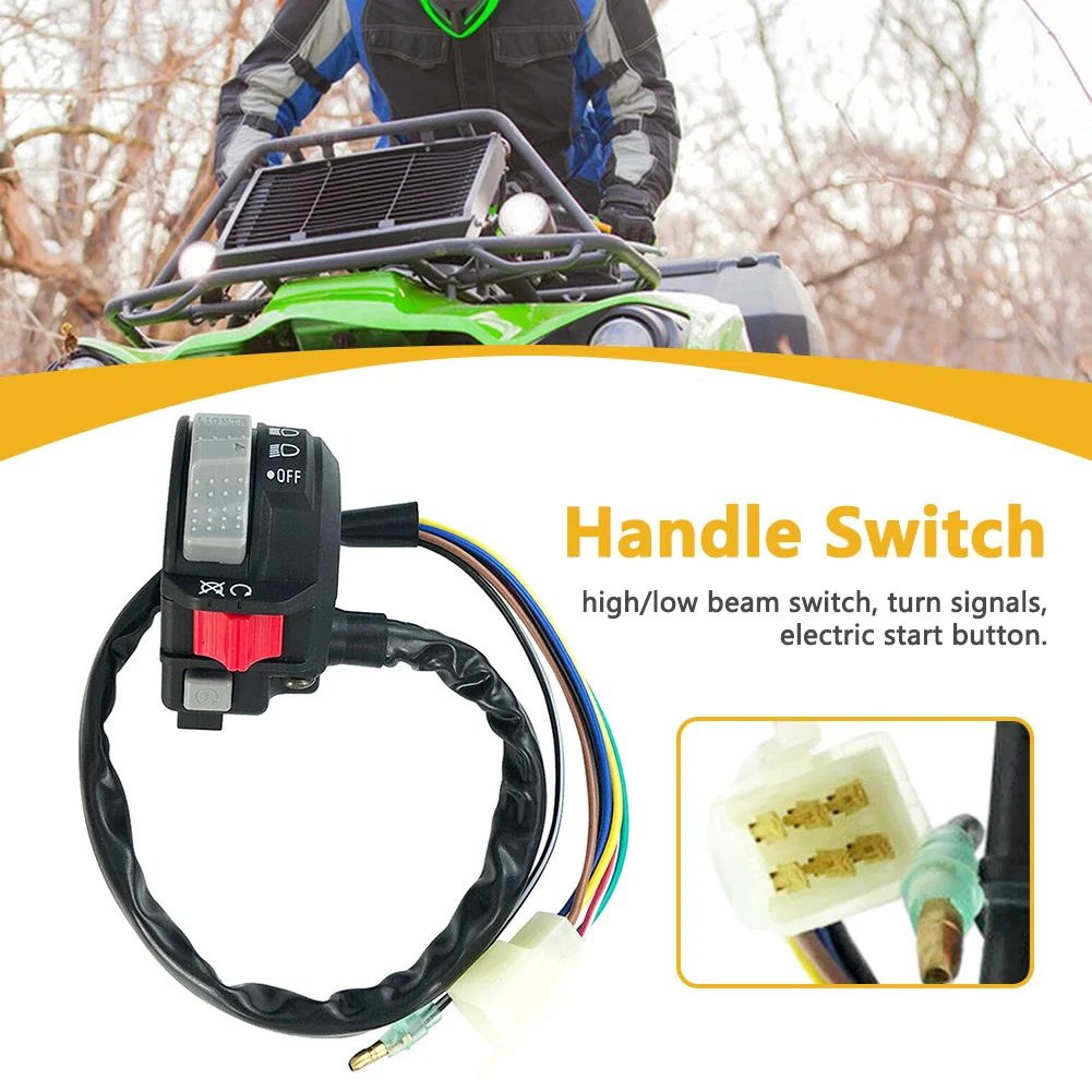 Motorbike Light On Off Run Control Button Easy Install Headlight Control Switch Motorcycle Supplies