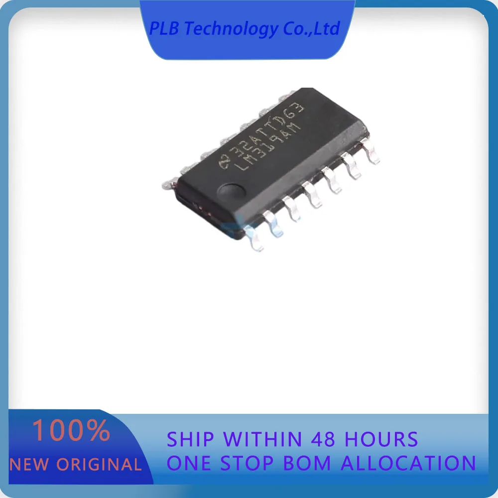 5PCS/LOT LM319AMX/NOPB LM319  1mV 150nA 2 SOIC-14 Comparators Original Stock