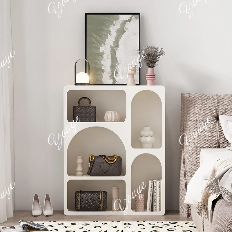 

Входной шкаф в скандинавском стиле для гостиной, простой современный дисплей, декоративный шкаф, белый напольный шкаф, пещера, стена