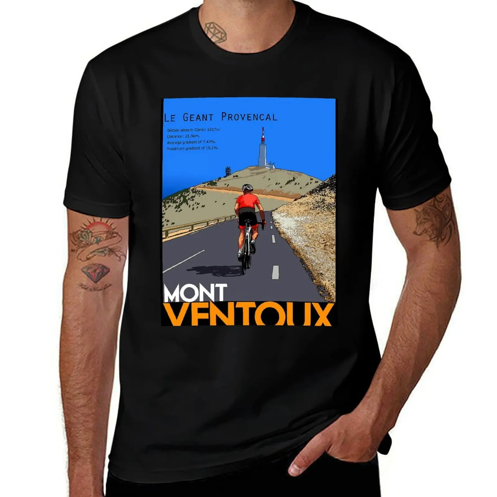 

mont ventoux T-Shirt man t shirts for men t shirts for man graphic funny t shirts with prints T-Shirt