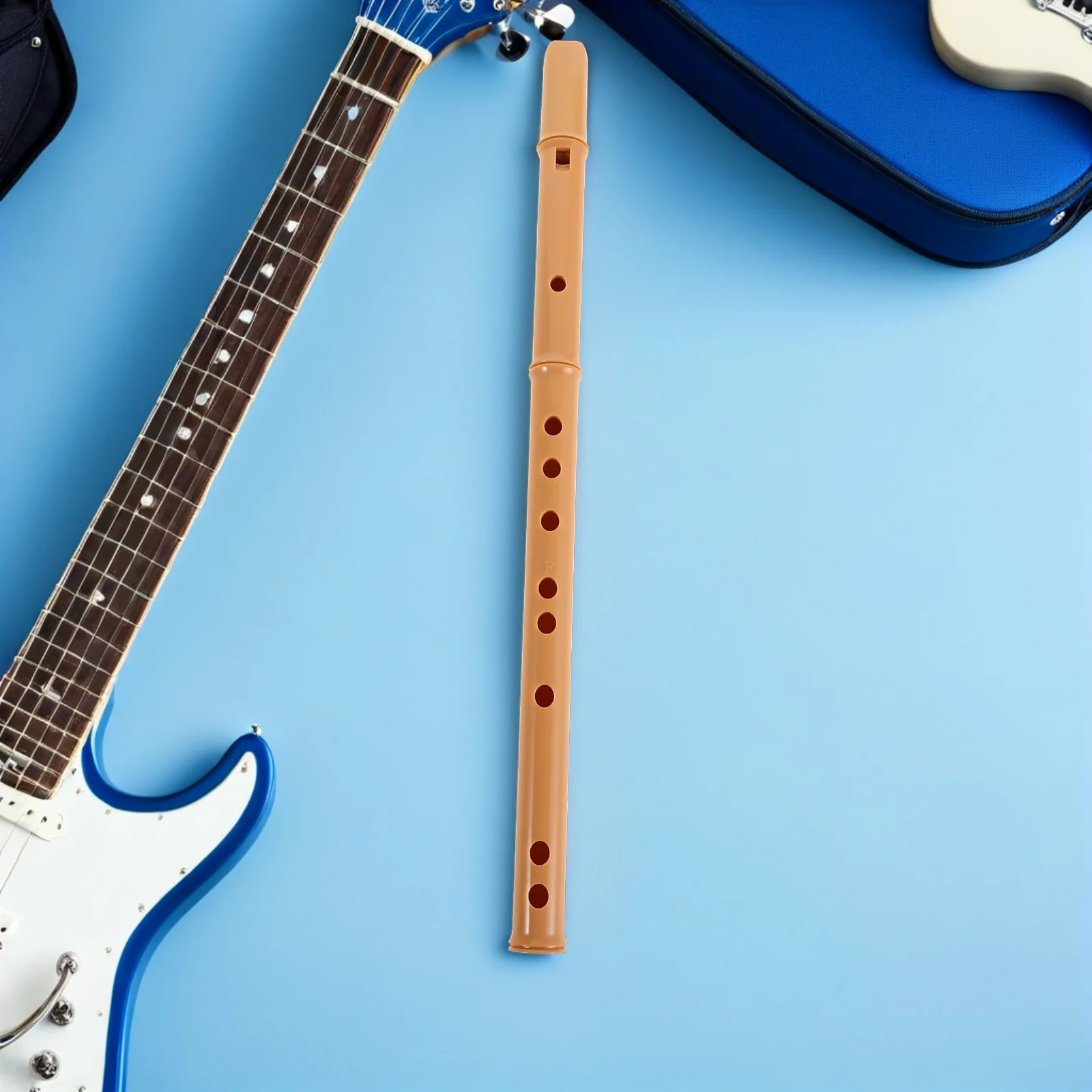 

Resin Soprano Recorder F Key Lightweight Detachable Woodwind Flute For Beginners Kids Students Practice Music Class