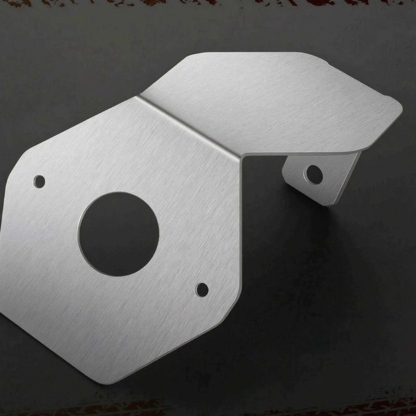 2 Pieces Mirror Turn-Indicator Mounting Bracket Weather-Ready Angled Mirror Turn-Indicator Bracket with Mounting Tab Sleek