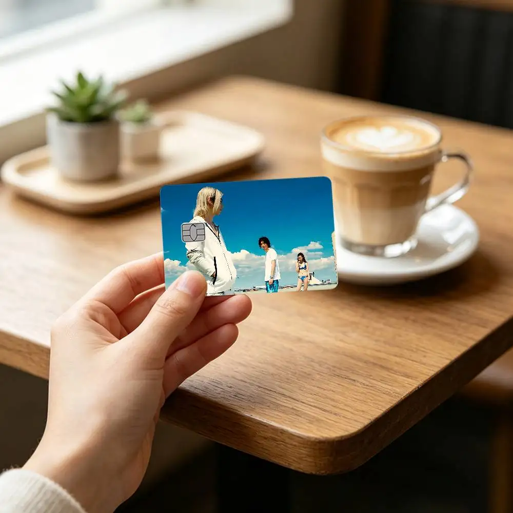 A-Alice In Borderland Card Stickers Credit Card DIY Card Protector Stickers Waterproof Film Skin Cover