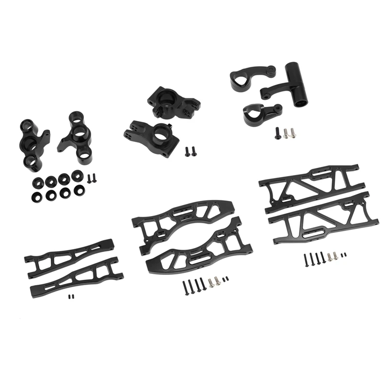 

Metal Front & Rear Suspension Arm Steering Knuckles Set For Arrma 1/8 Kraton Notorious Outcast 6S Upgrade Parts