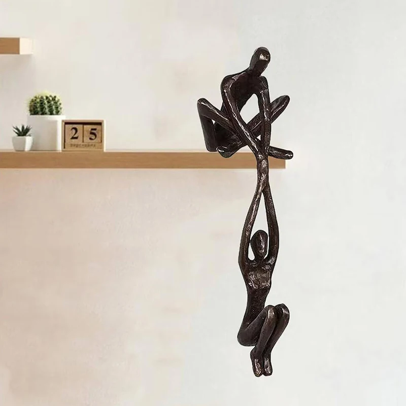 Lifting Woman Figurine For Men Artistic Statue Lover Sculpture Ornament Home Desk Decoration Dancing Couple Sculpture