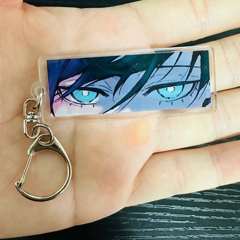 6CM Anime BLUE LOCK Figures Rin Itoshi Reo Mikage Seishiro Nagi Cosplay portachiavi in acrilico Kawaii Bag accessori fan regali