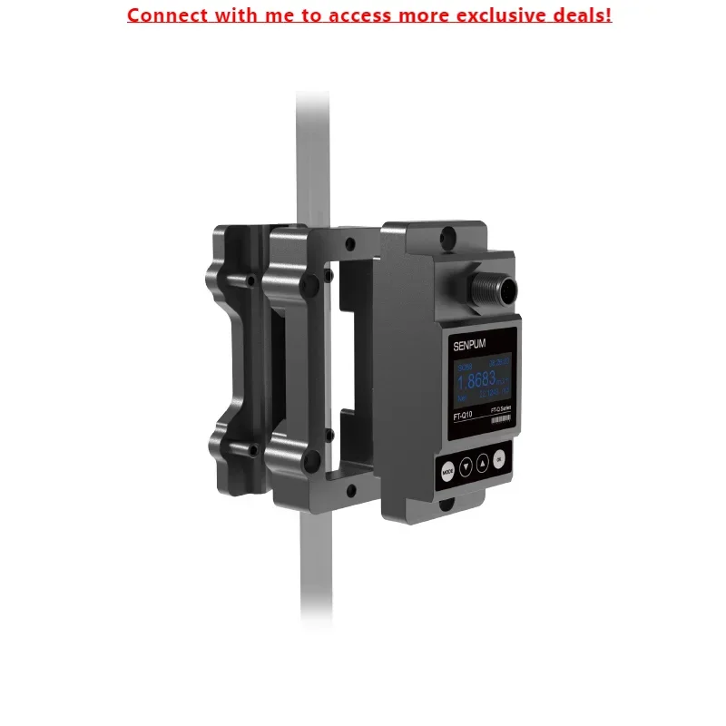 

Senpum Ultrasonic Clamp Type Analog Output Water Liquid Flow Meter Small Pipe Clamp-On Ultrasonic Flow Test Sensor