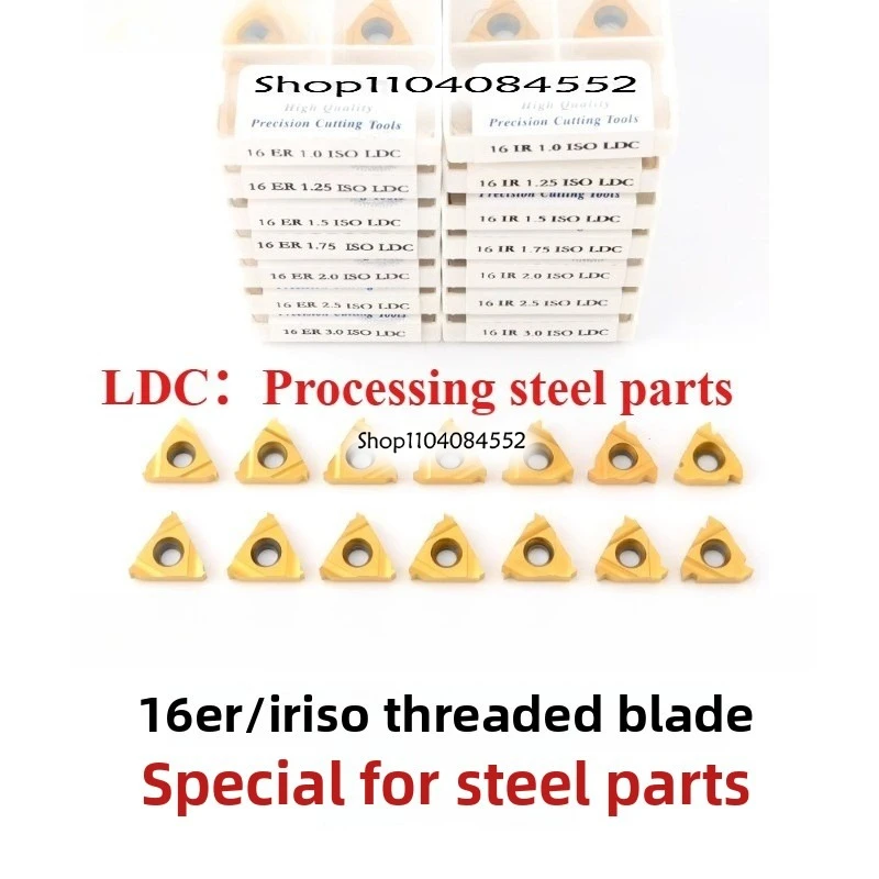 

Оригинальные твердосплавные вставки с внешней внутренней резьбой с ЧПУ 16ER 16IR 0,5 0,75 1,0 1,25 1,5 1,75 2,0 2,5 3,0ISO ISO AG55 AG60 LDC LDA