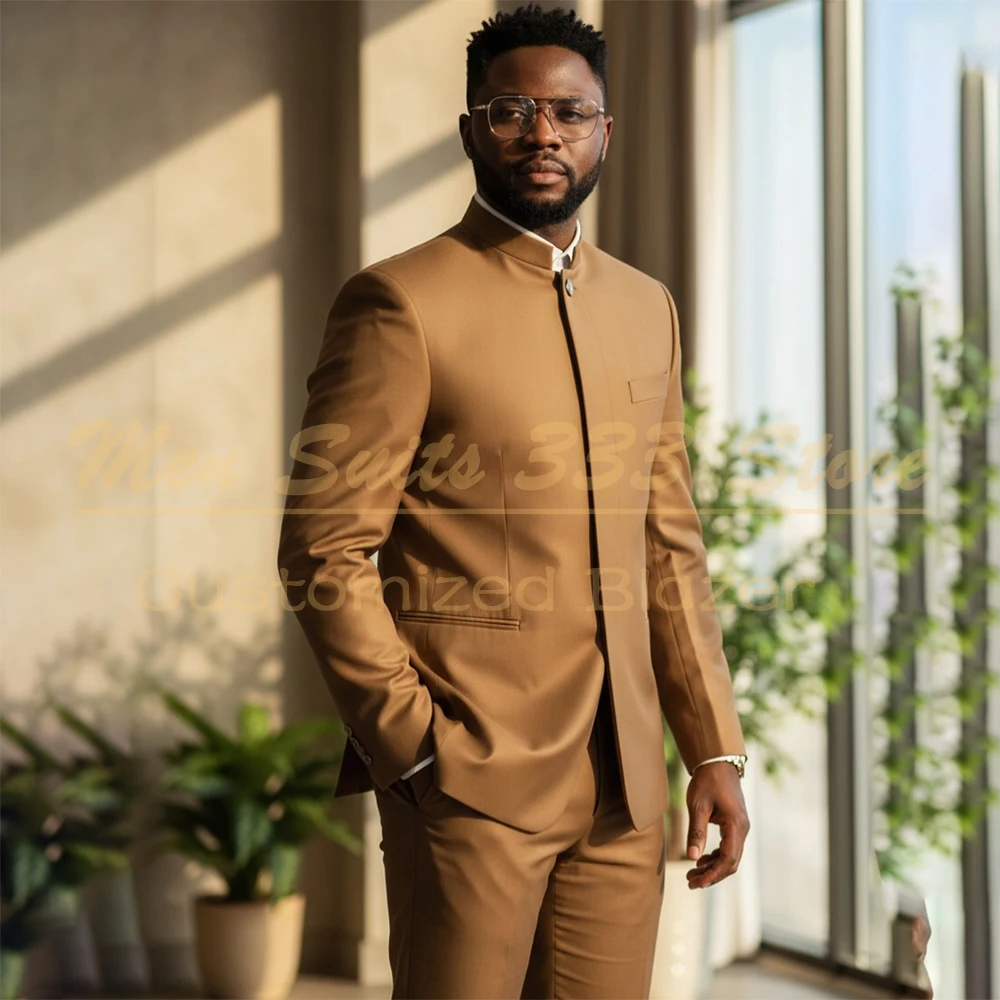 

Formal India Men's Suits Elegant Single Breasted Jodhpuri 2 Piece Jacket Pants Sets High Quality Wedding Blazer Outfits