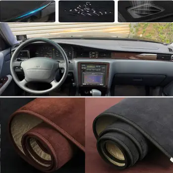 Flanelová rohožka do palubní desky pro Toyota Crown Royal S150 JZS151, rok výroby 1995 - 1999, příslušenství, kryt palubní desky, ochranný koberec, rohožky do palubní desky 10 nejlepší prodej Rohožka do palubní desky Toyota Crown - №8