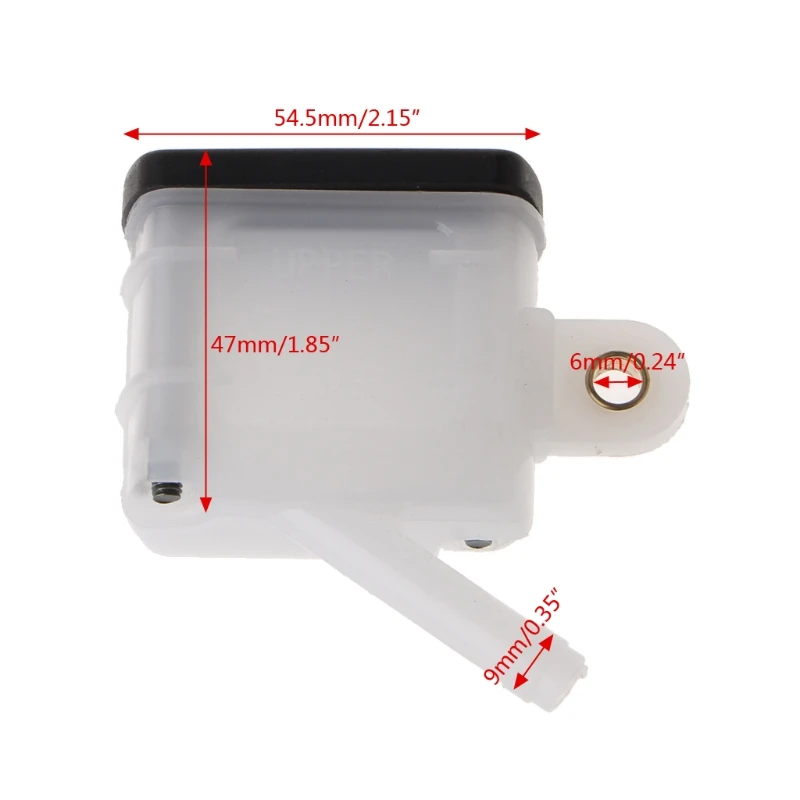 Universal Motorcycle Brake Reservoir Front Fluid Bottle Cylinder Square