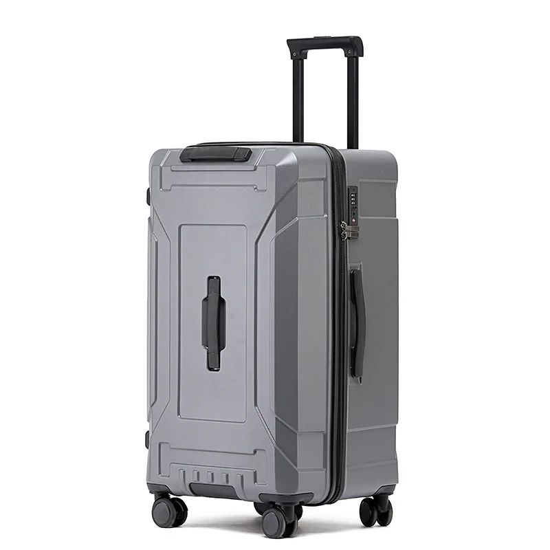 Grande Capacidade Senha Bagagem Carry-On Freio Amortecimento Pull Rod Trolley, Mala Esportiva, Engrossado Bagagem de Viagem, Japão