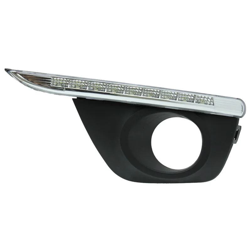 

T-Top-Rated-1 Set LED Monochrome DRL Fog Lamp For Koleos 2011-2012 Replacement Accessories Spare Parts