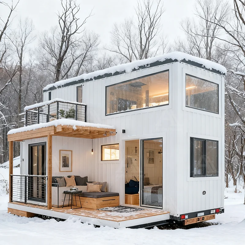 Prefab Houses 20ft 40ft Expandable Container House 2 3 4 Bedrooms Prefab Home Modular Cabin For Hotel Sheds Storage