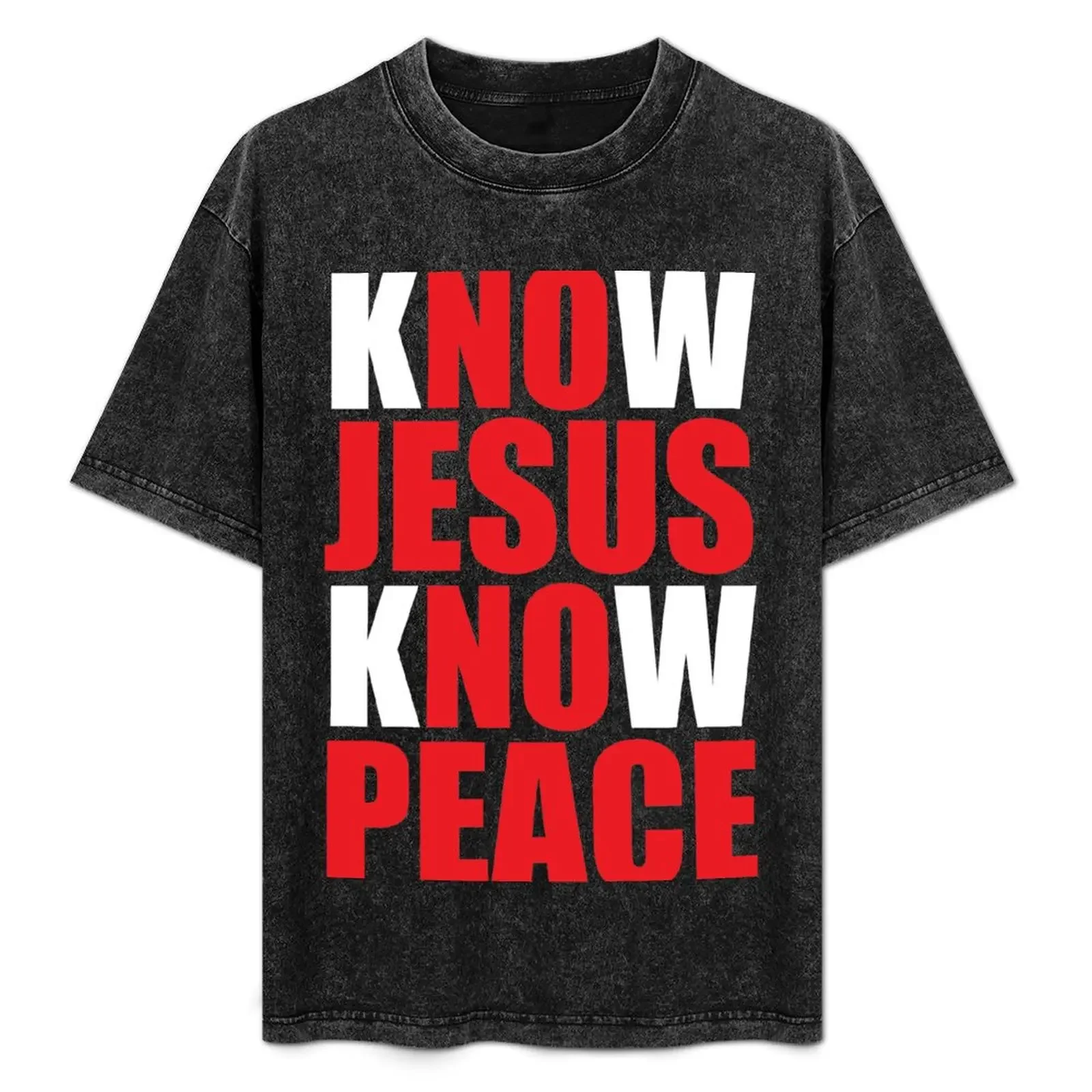 

Know Jesus T-Shirt Trendy Pattern T-Shirt for Men