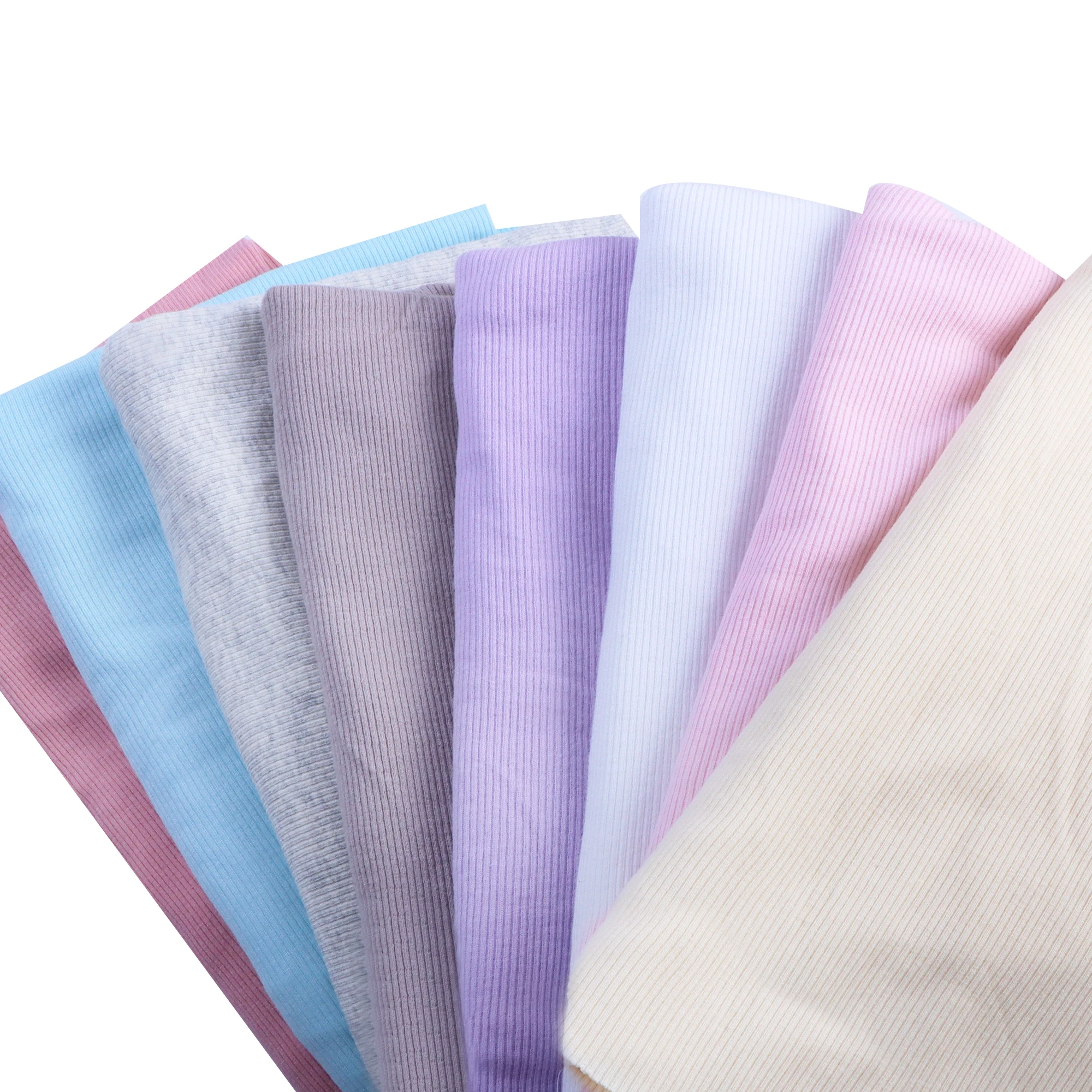

50*135cm 19.68x53.1inch Stretch Knitted rib Cotton Fabric Down Jackets Precut elastic collar cuffs Trim For Clothing Accessories