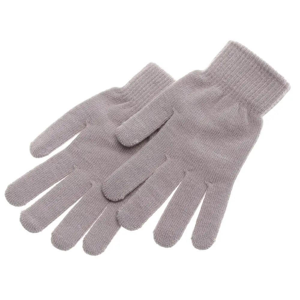 Magic Accessories Thermal Wrist Warmer Winter Warm Wool Knitted  Lining Full Fingered Gloves Mittens