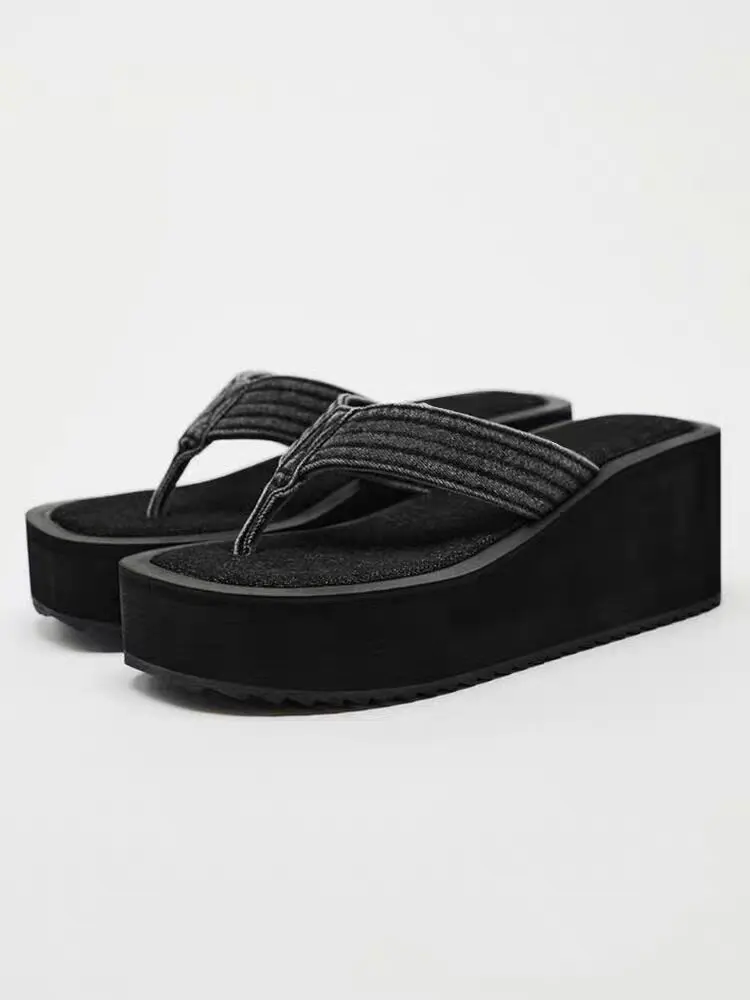 

2026 New Bla Thi Bot Thong Slippers Women Summer Outdoor Casual Beachwear Versatile Slip-On Breathable Sports Leisure