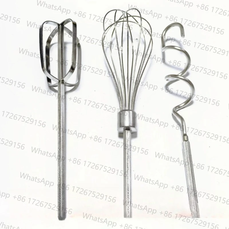 For 20cm Extended 304 Stainless Steel Electric Egg Beater, Pistol Drill Mixing Head Attachment