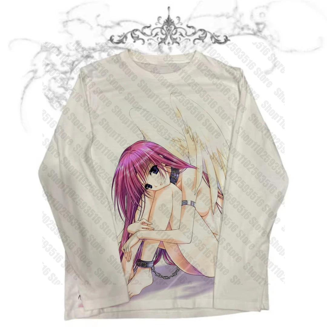 Primavera 2025, ropa Grunge Emo para mujer, Tops Y2k, ropa gótica de estrella para chica Y2k Kitty, camiseta Harajuku para mujer, Top corto para mujer