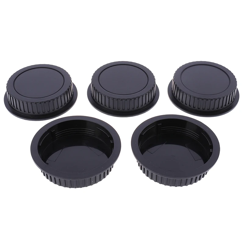 

5Pcs Camera Rear Lens Cap Dust Body Cover For Canon EF ES-S EOS Series Lens Kit