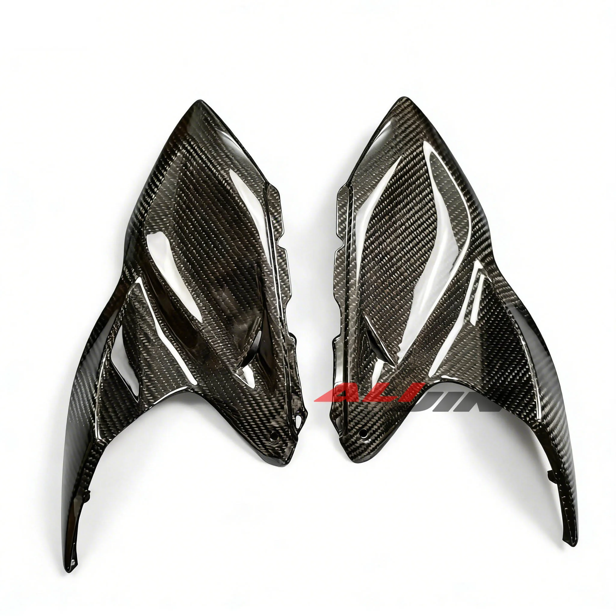 Motorcycle Real Dry Carbon Fiber Fairing Panel Cowling For KAWASAKI Z1000 2014-2025 Side Upper Tank Cover Fuel Gas Protectors