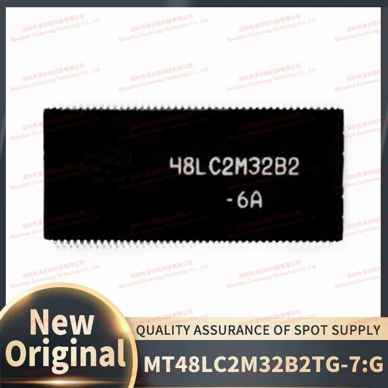 (10Pcs/Lot) 100% New Original MT48LC2M32B2TG-7:G MT48LC2M32B2TG-7G MT48LC2M32B2TG-7G MT48LC2M32B2 TSOP86 Chipset