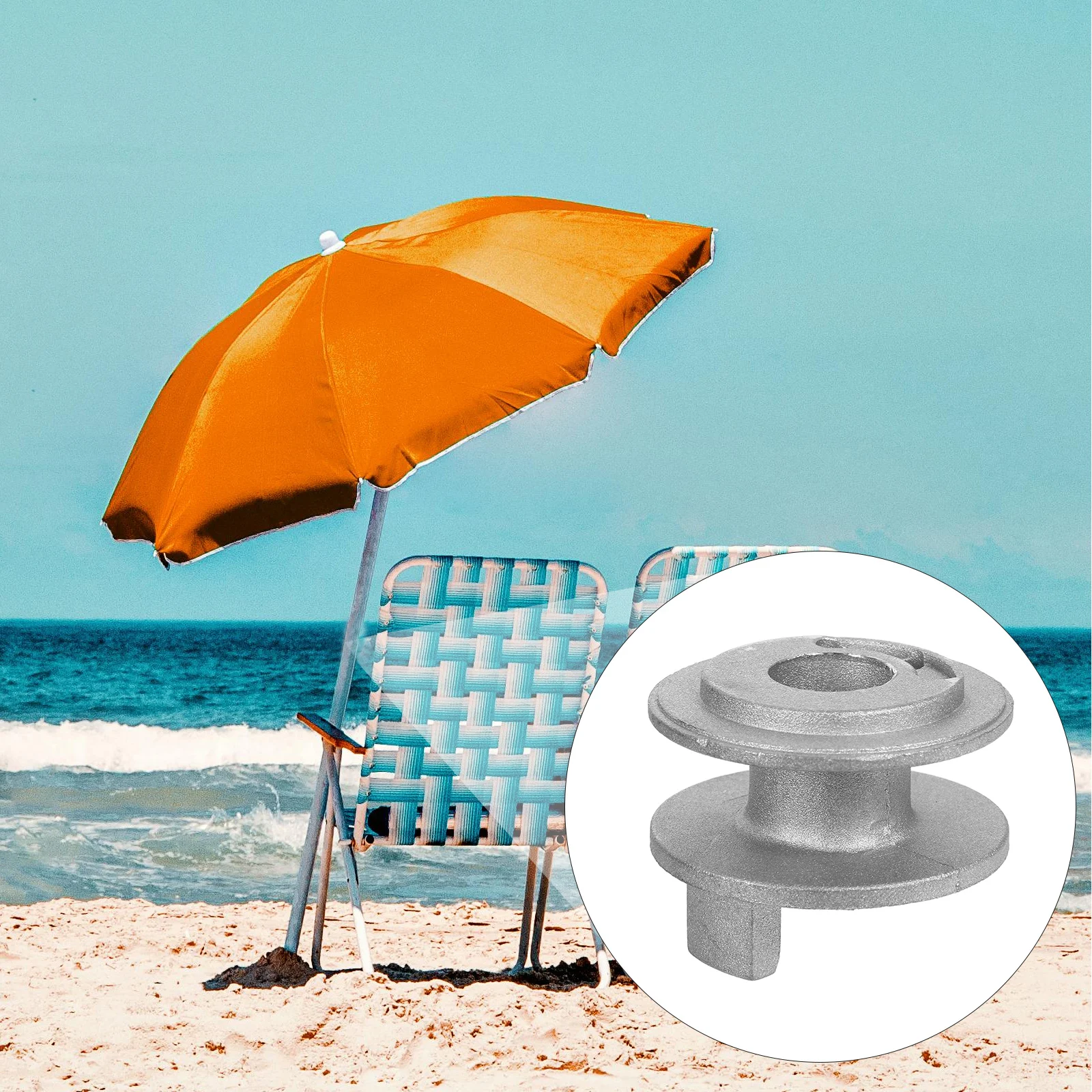 Umbrella Disk Swing Hand System Patio Repair Parts Replacement Durable PP Material Lightweight Design Wide Compatibility Outdoor